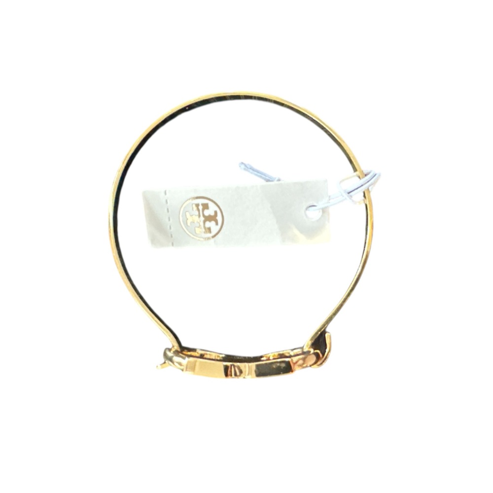Tory Burch Gemini Link I.D. Gold Bangle NWT - Picture 3 of 4